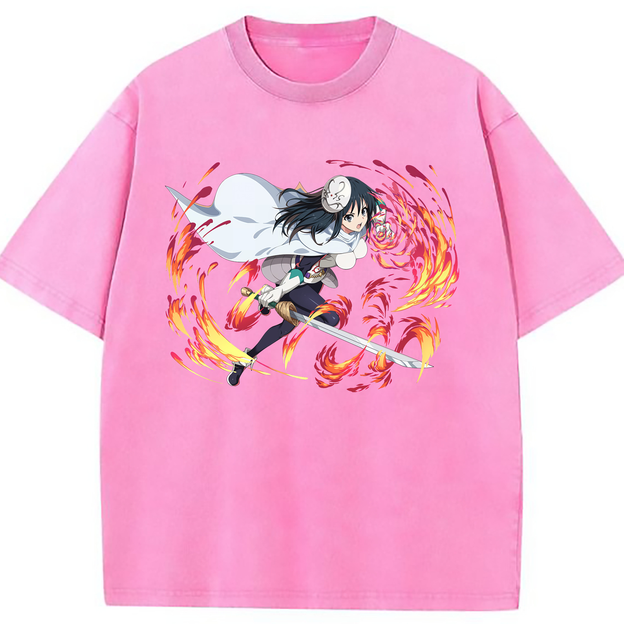 （画像用） 転スラ Regarding Reincarnated to Slime 綿100% ヴィンテージ風 半袖Tシャツ（フロントプリント）